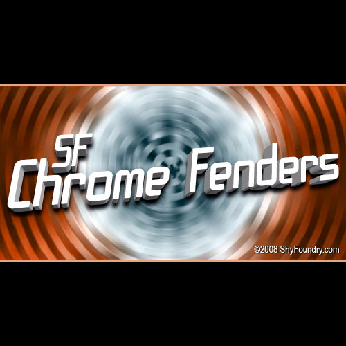 SF Chrome Fenders font